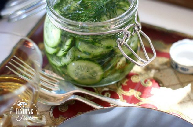 Kurkku Tilli Salaatti – Finnish Pickled Cucumber & Dill Salad
