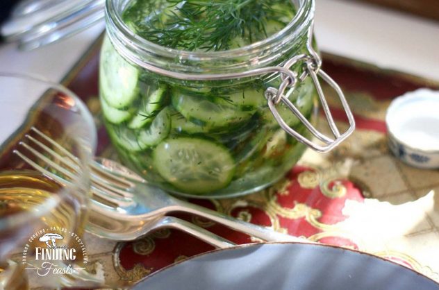 Finding Feasts - Finnish Cucumber and Dill Salad