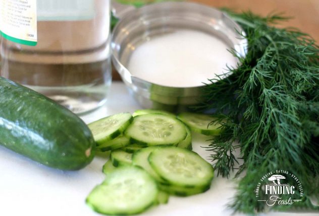 Finding Feasts - Finnish Cucumber and Dill Salad 7