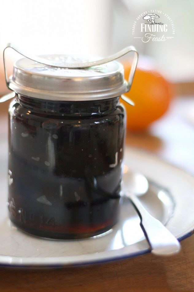 Finding Feasts - Prunes in Spiced Port Syrup
