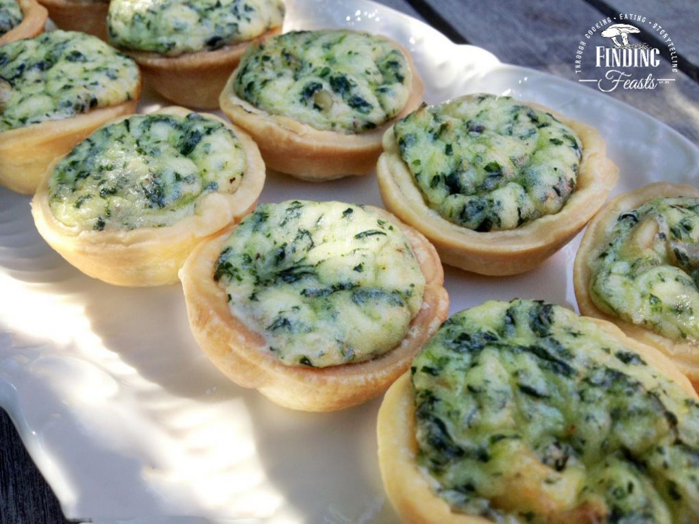 Mini Spinach and Ricotta Tarts