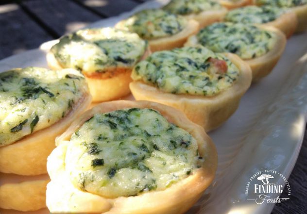 Mini Spinach and Ricotta Tarts