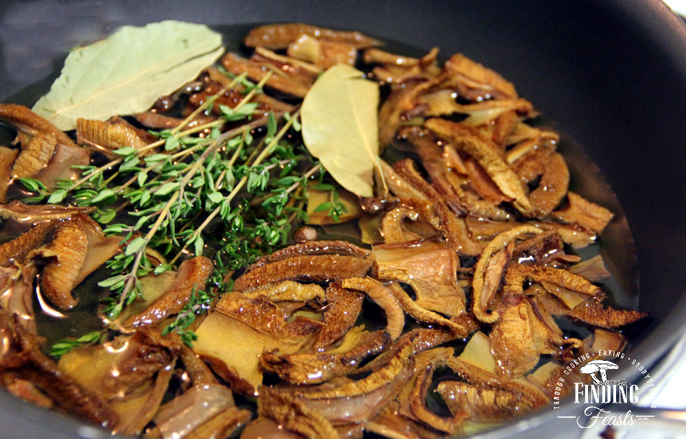 Finding Feasts - Pork Meatballs with Wild Mushroom Sauce