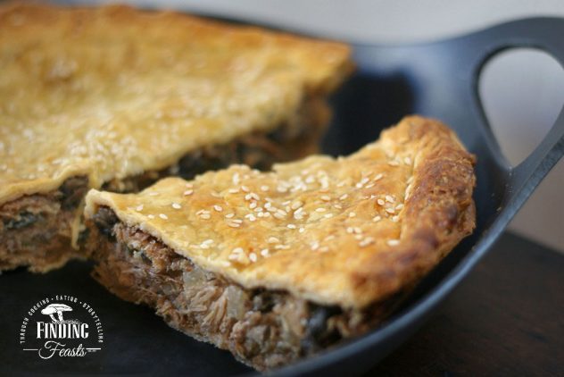 Wild Rabbit Mushroom Pie 