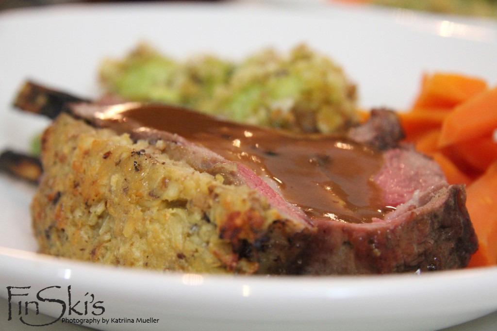 FinSkis BBQ Rack of Mutton with Parmesan Crust