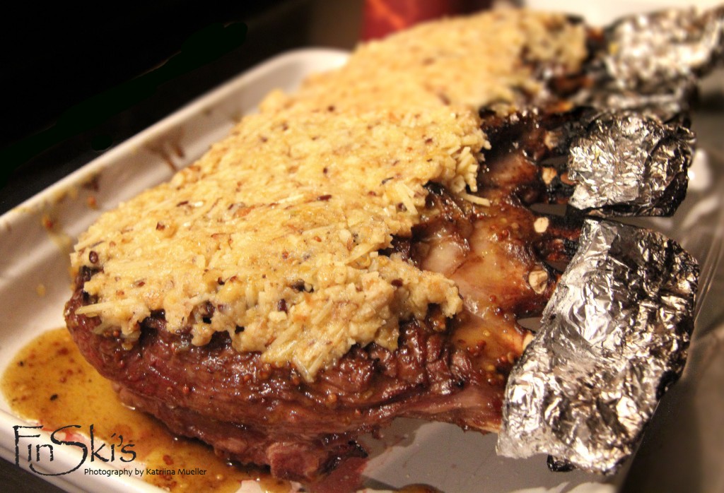 FinSkis BBQ Rack of Mutton with Parmesan Crust