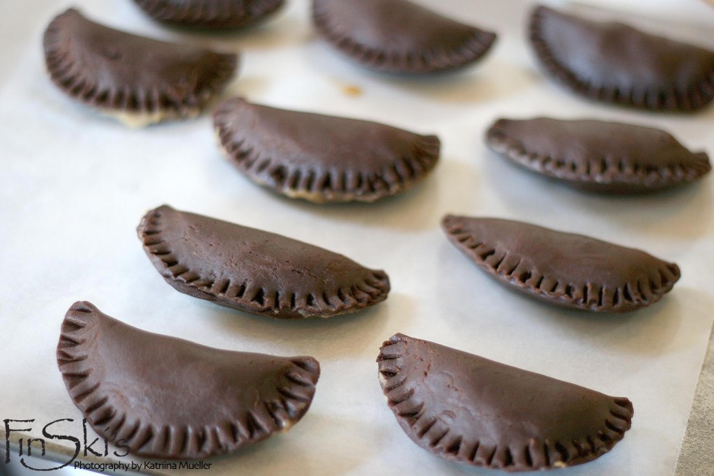 FinSkis Spiced Pear and Apple Chocolate Empanadas w Sweet Cayenne Pepper Dusting