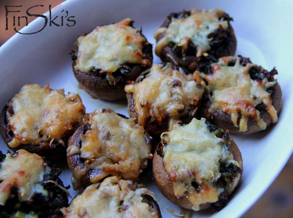 Stuffed Mushrooms with gruyer