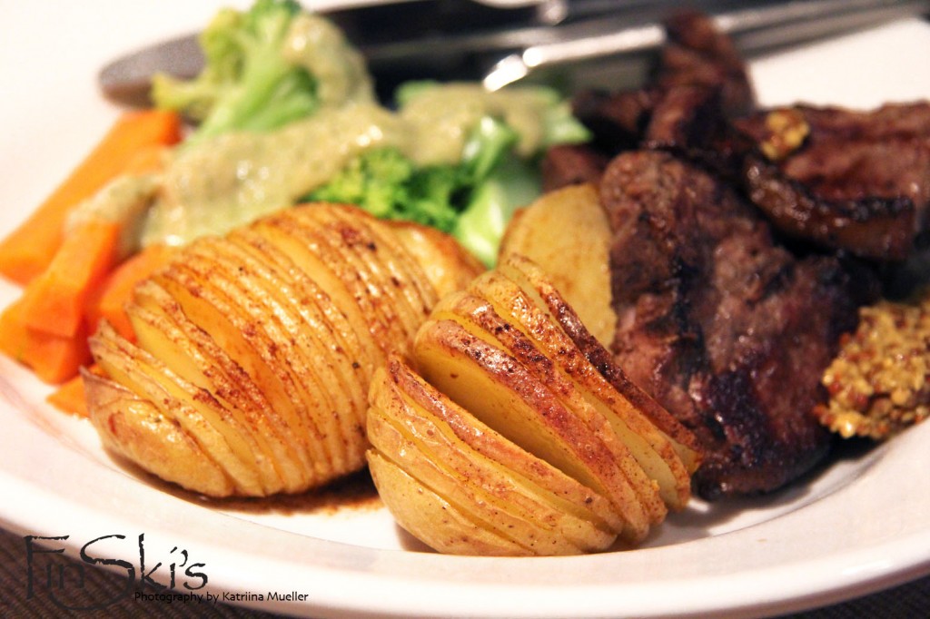 Smokey Paprika Hasselback Potatoes in a hurry