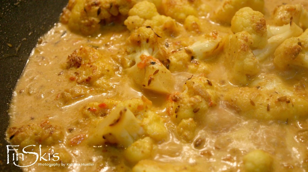 Cauliflower in a Coconut Curry