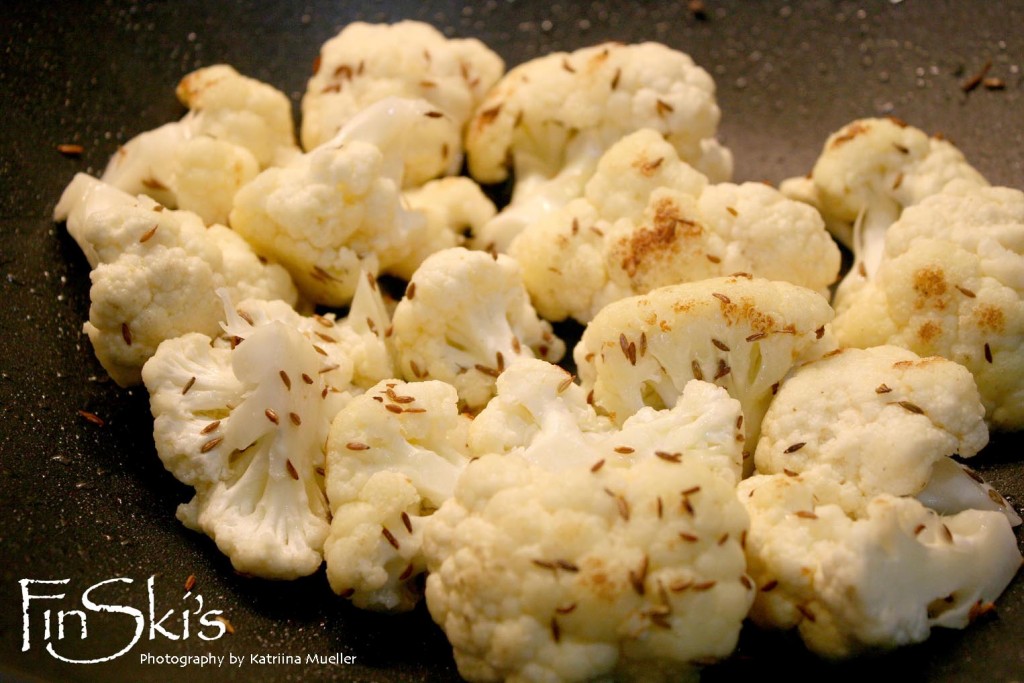 Cauliflower in a Coconut Curry