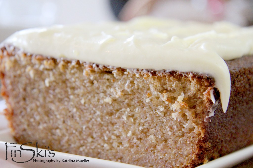 Easy Peasy Banana Bread w/ Lemon Cream Cheese Frosting