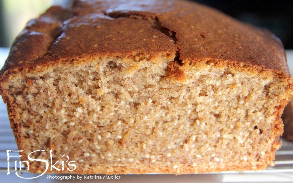 White Chia Seed Banana Bread