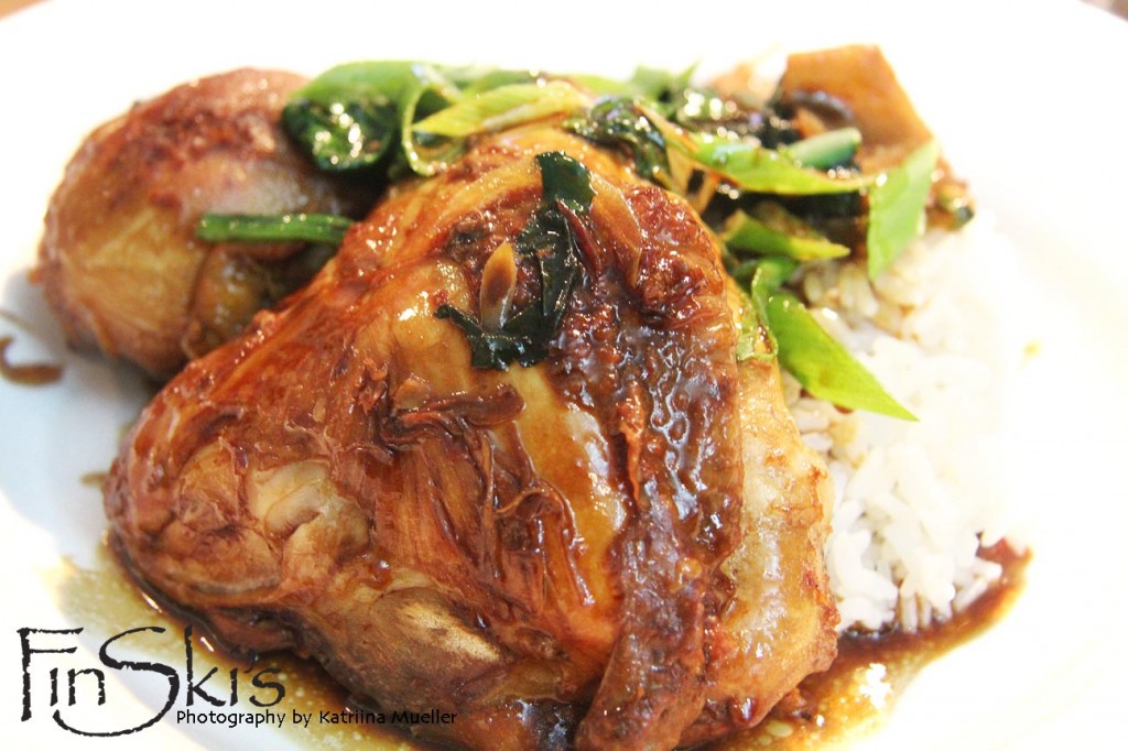 Chicken w/ Lap Cheong & Spinach
