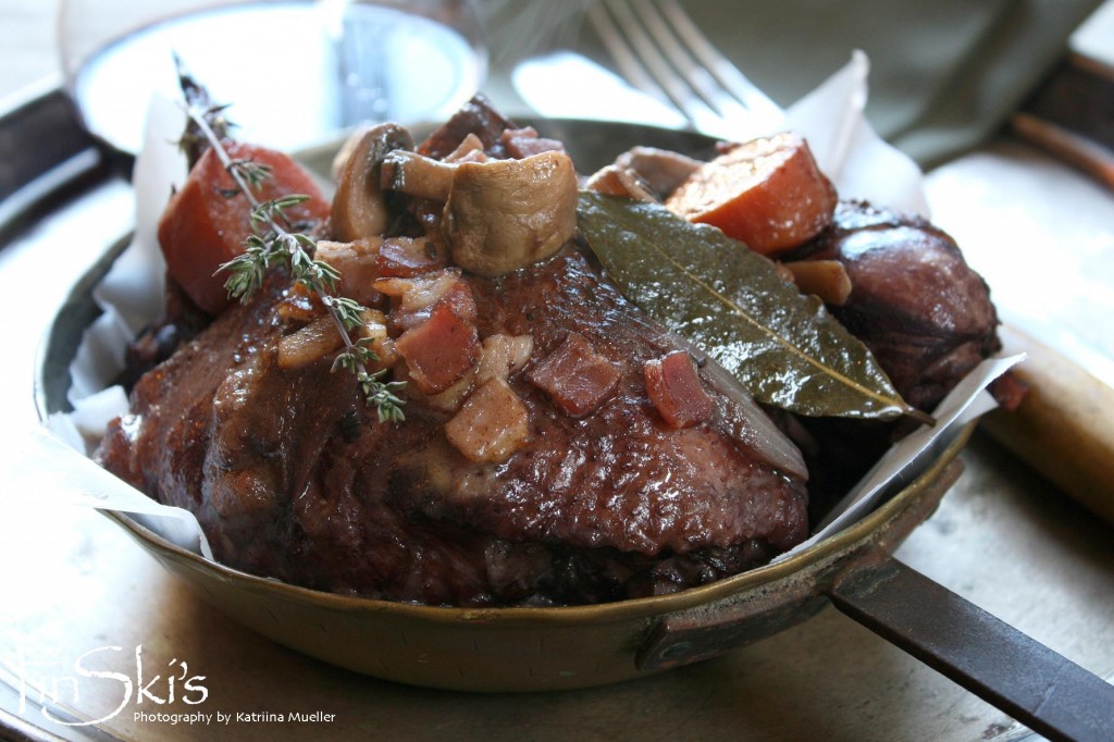 Coq Au Vin aka Chicken in Wine Casserole