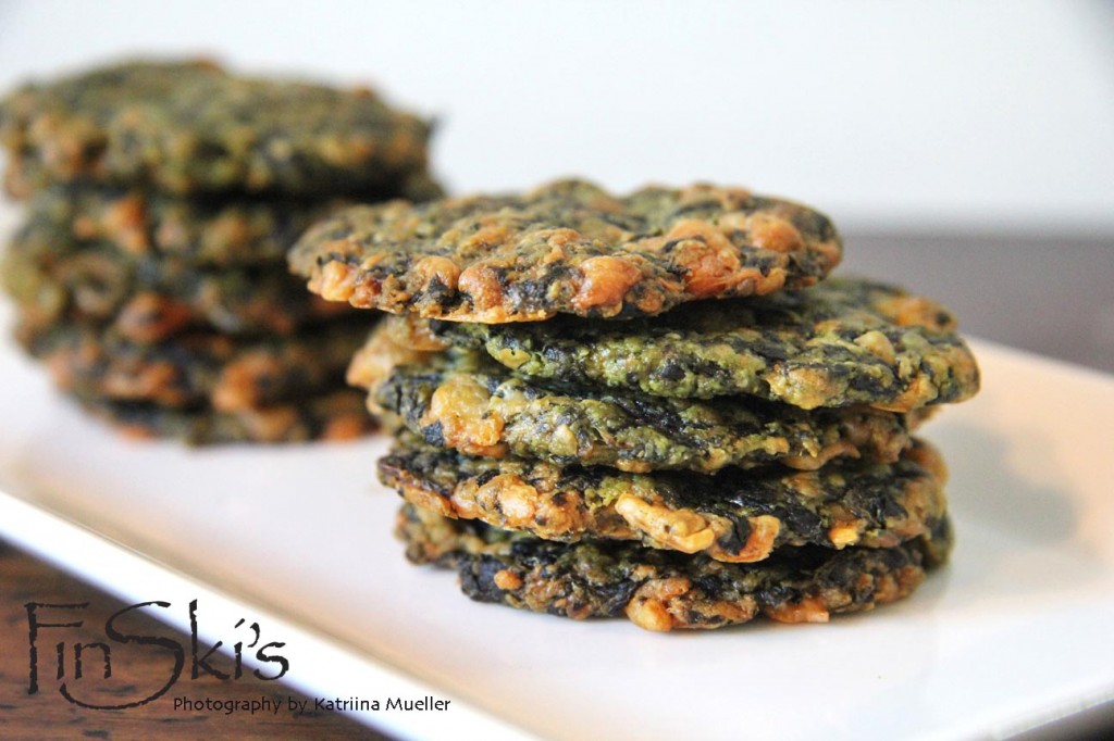 Spinach and Parmesan Savoury Biscuits