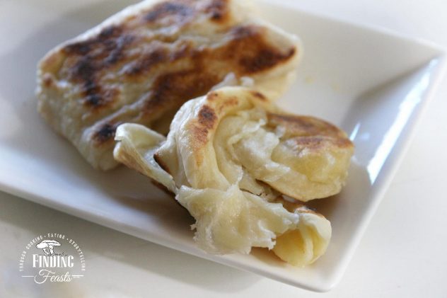 Roti Canai recipe using pizza dough