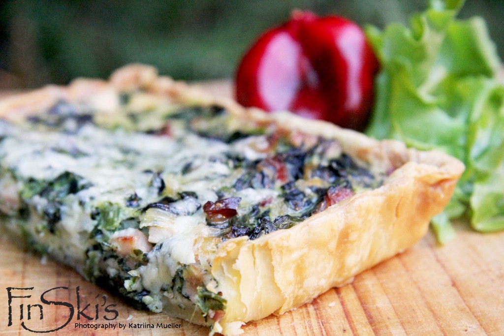 Spinach & Bacon Tart