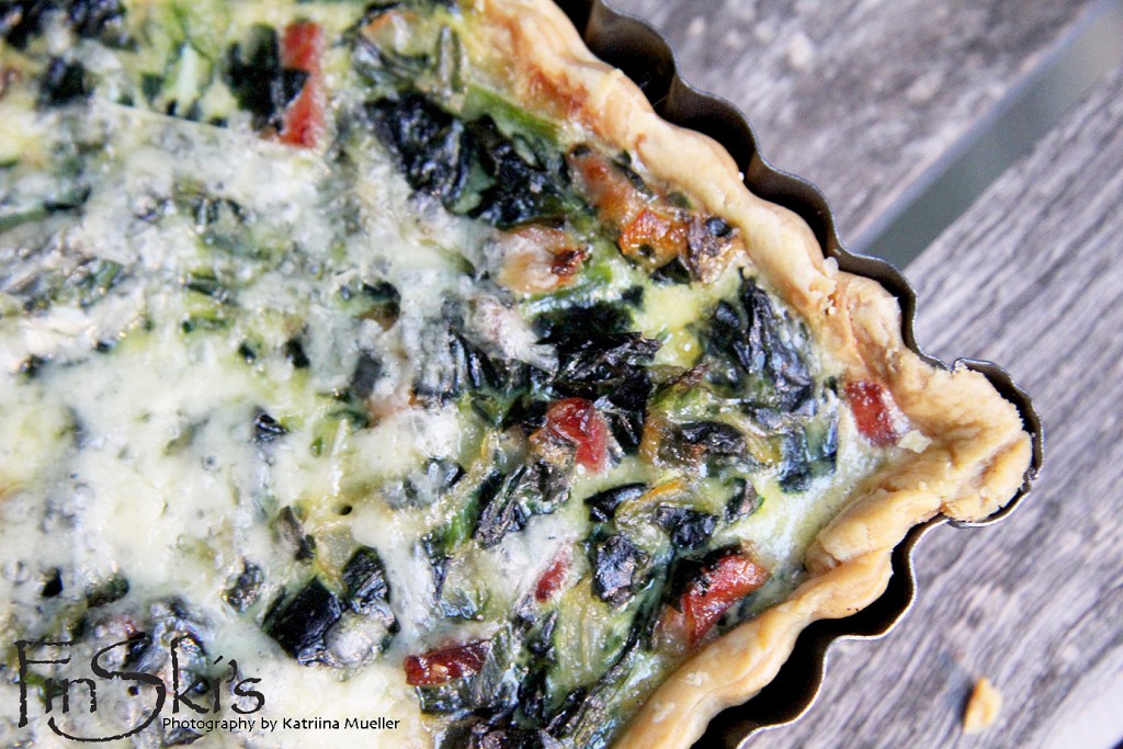 Spinach & Bacon Tart