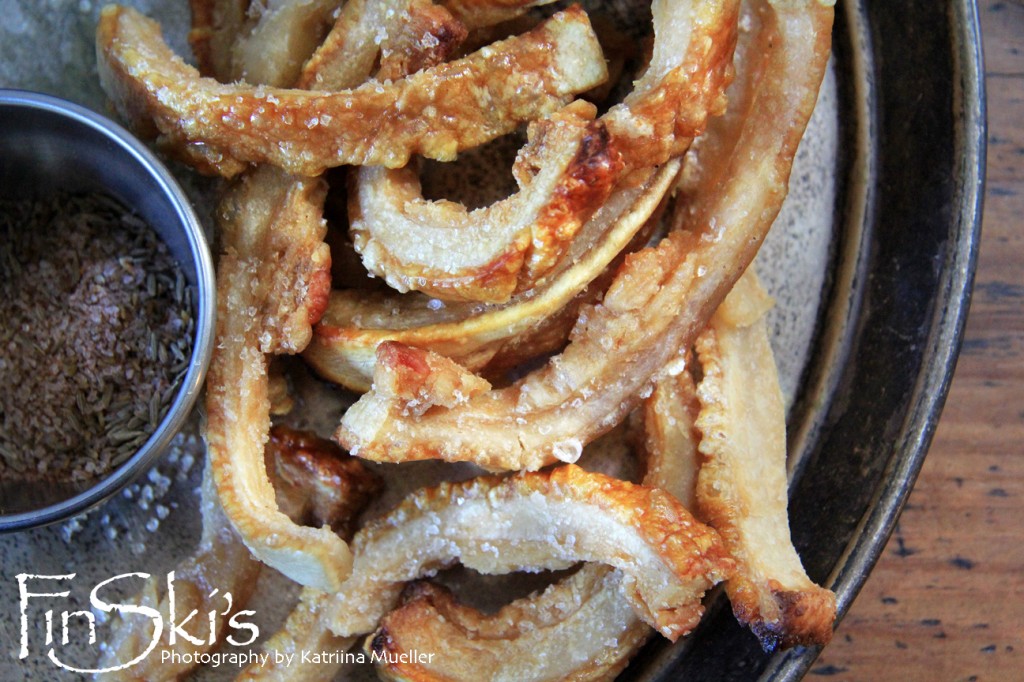 Pork Sticks w/ Spicy Cumin Salt aka Pork Scratchings