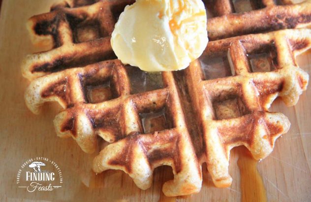 Finding Feasts - Belgian Waffles using Oats