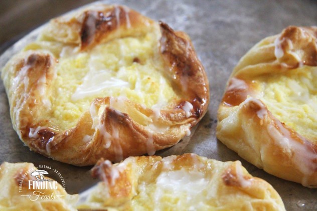 Finding Feasts - Danish Sweet Cheese Pastries From Scratch