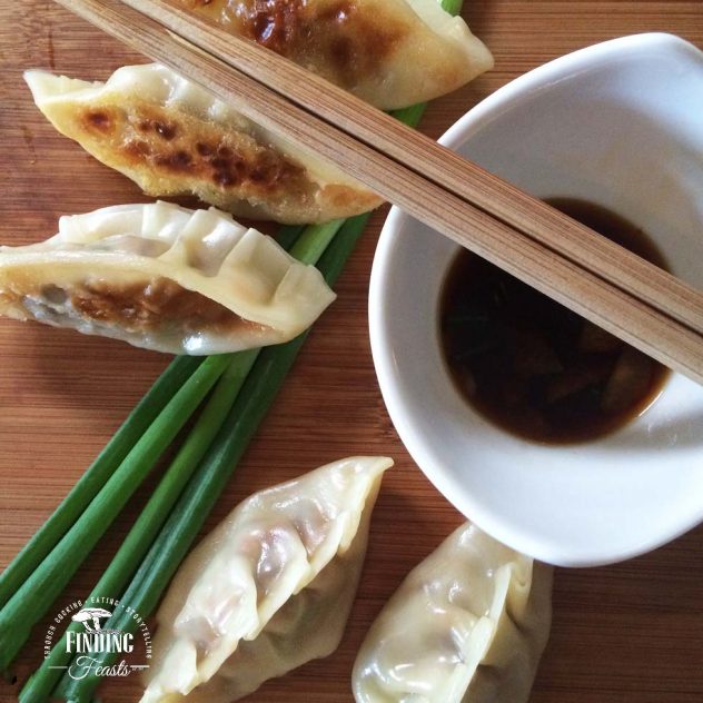 Pine Mushroom & Pork Pot Stickers