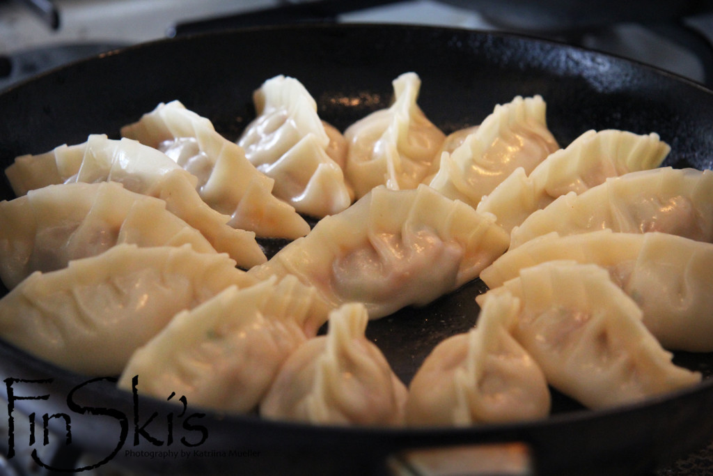 Pine Mushroom Pot Stickers