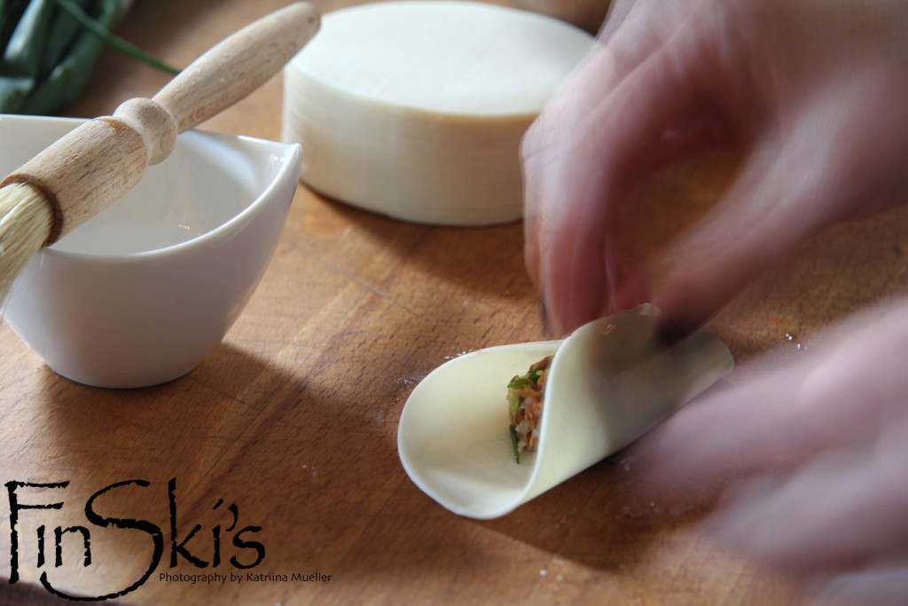 Pine Mushroom Pot Stickers