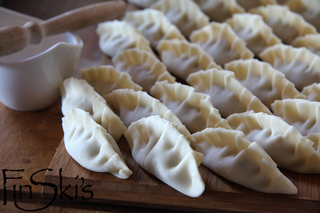 Pine Mushroom Pot Stickers