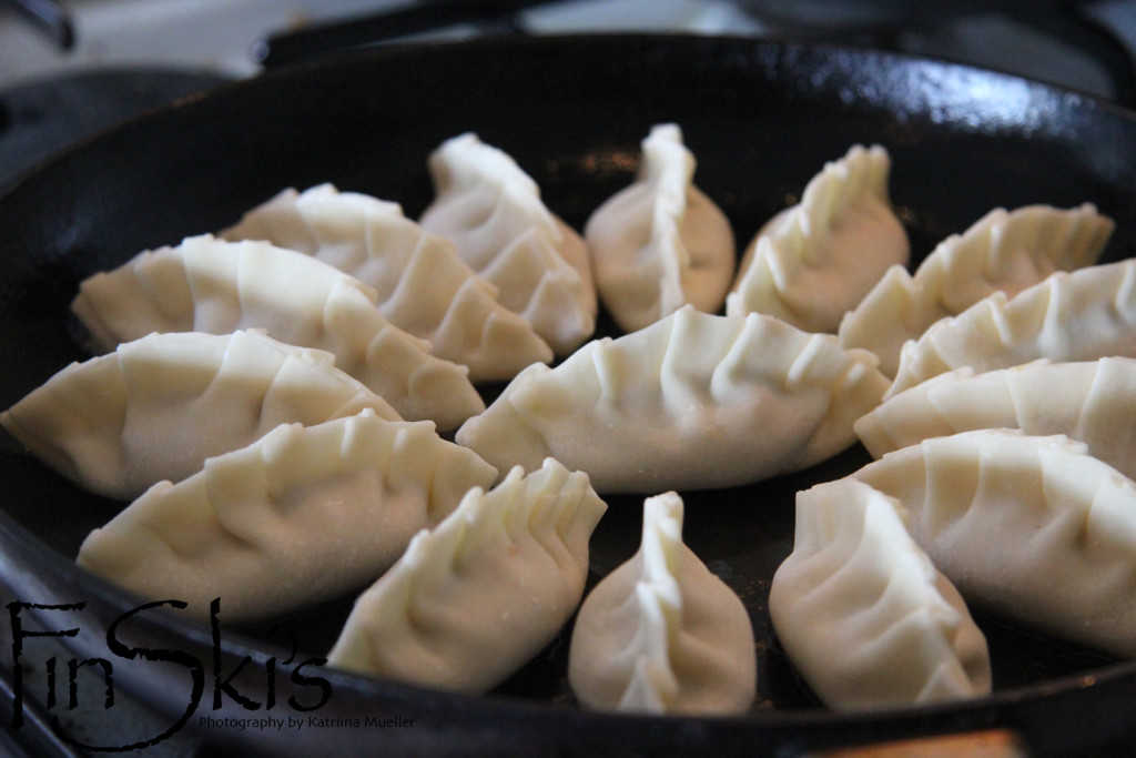 Pine Mushroom Pot Stickers