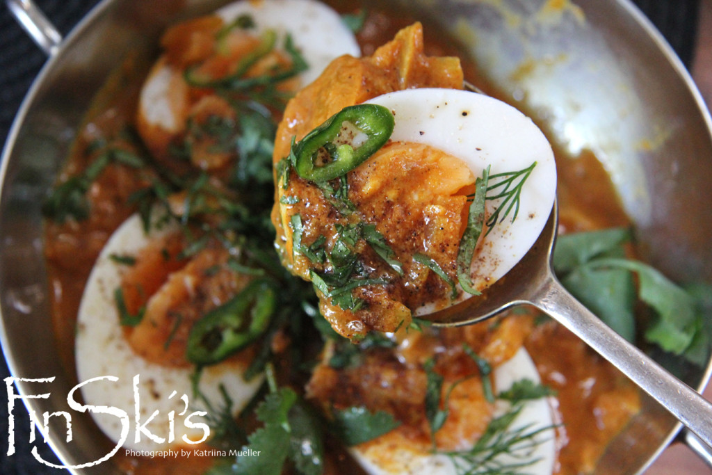 Coriander Egg Curry