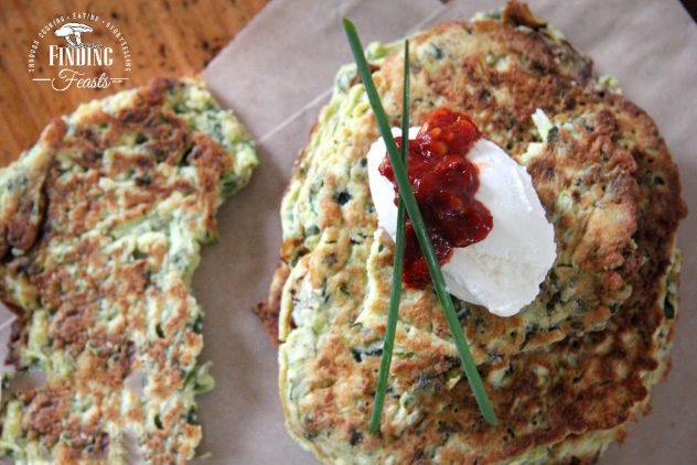 Zucchini, Spinach & Dill Fritters