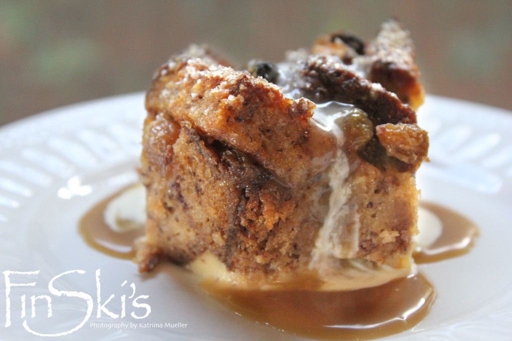 Bread & Butter Pudding using Banana Bread