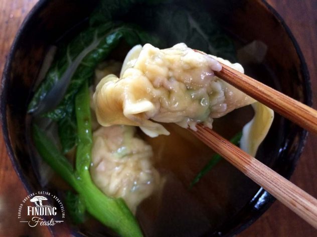 Chicken & Mushroom Wonton Soup