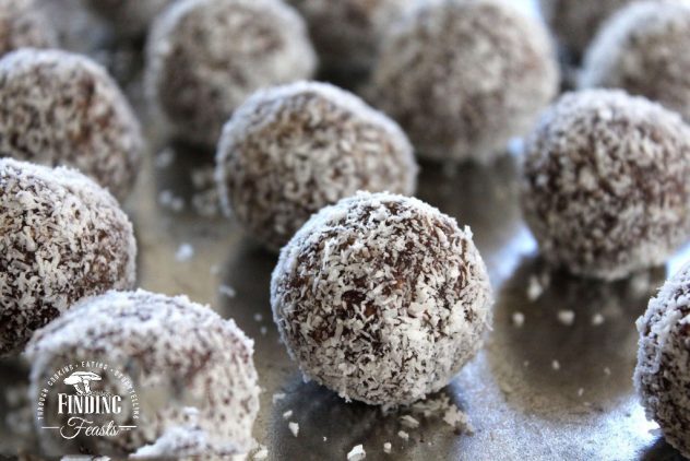 Finding Feasts - Nut Free Chia and Sunflower Seed Bliss Balls 4