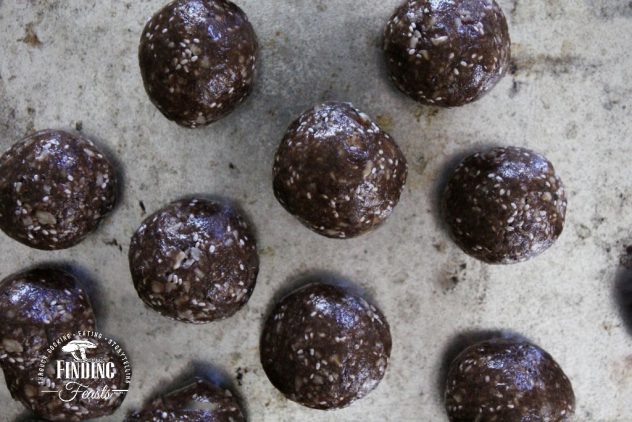 Finding Feasts - Nut Free Chia and Sunflower Seed Bliss Balls 6