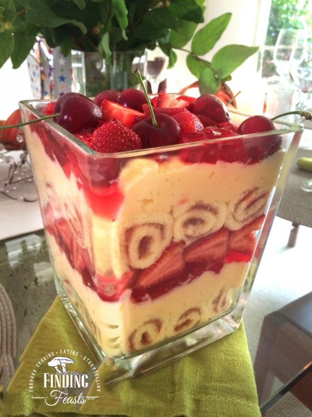 Easy Christmas trifle