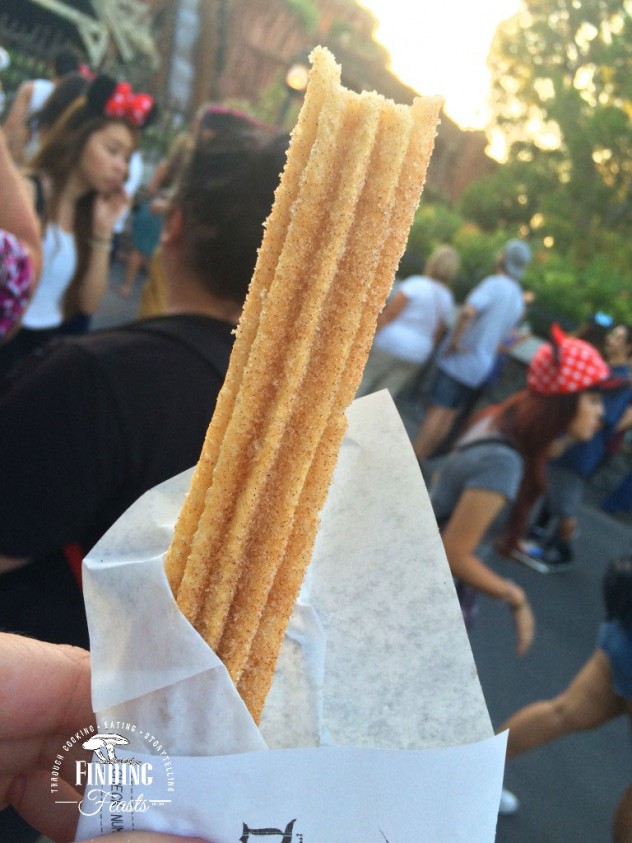 Eating for a long day at Disneyland