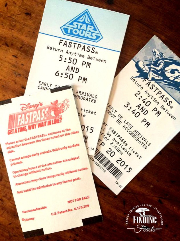 Finding Feasts - Disneyland Fastpass Tips 1