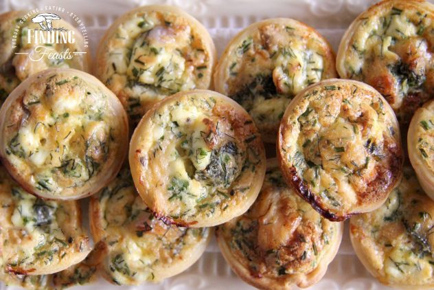 Hot Smoked Salmon & Dill Tartlets