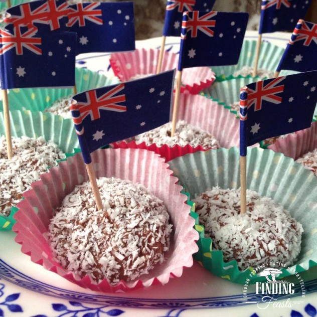 Finding Feasts - Tim Tam & Milo Coconut Balls