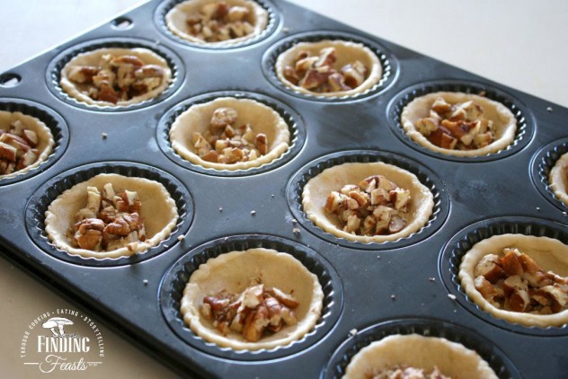 Finding Feasts - Mini Pecan Tartlets 