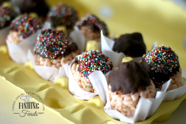 Chocolate Dipped Marshmallow Eggs
