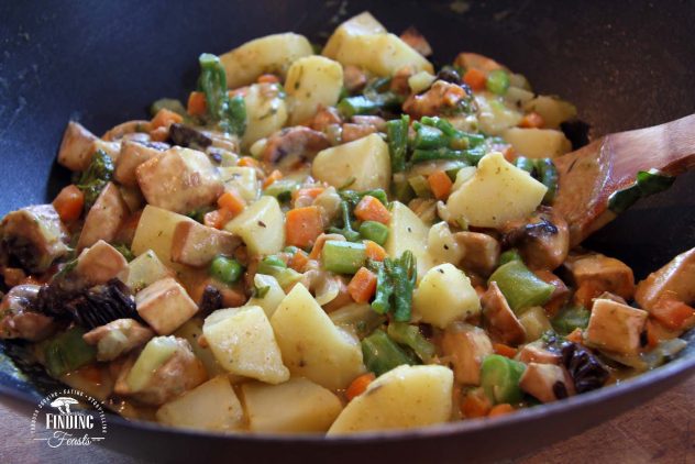 Finding Feasts - Curried Vegetable Pie