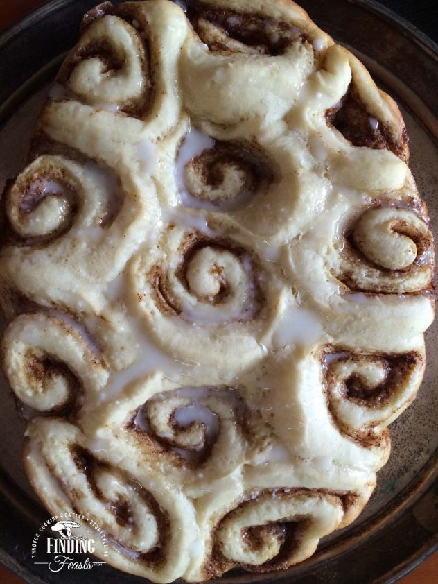 Finding Feasts - Slow cooker cinnamon buns