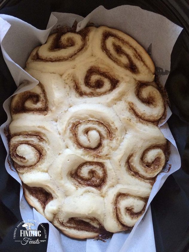 Finding Feasts - Slow cooker cinnamon buns