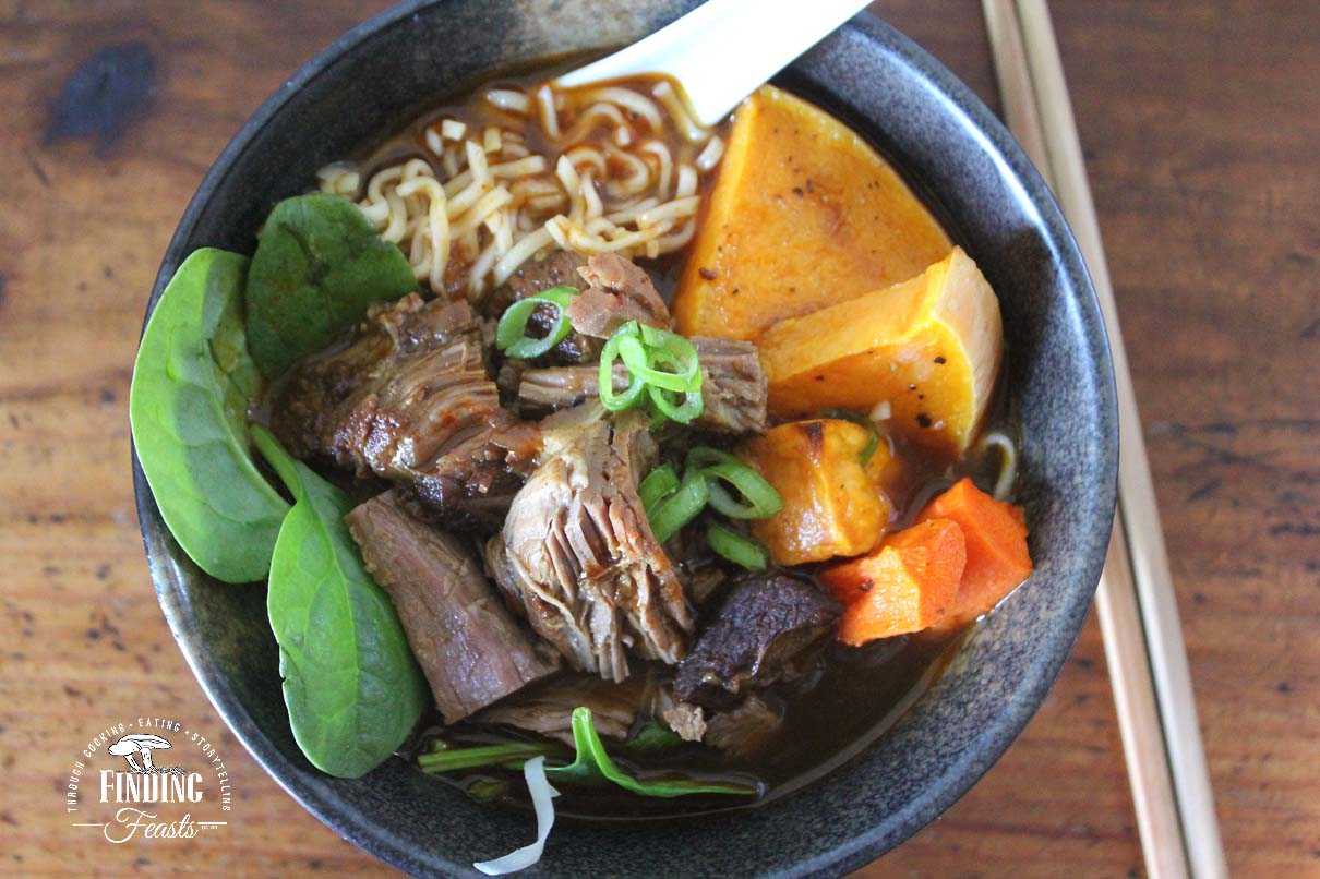 Spicy Cumin Lamb Noodle Soup | Finding Feasts