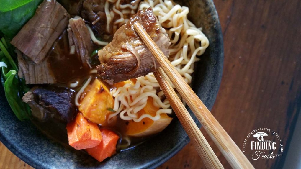 Spicy Cumin Lamb Noodle Soup | Finding Feasts