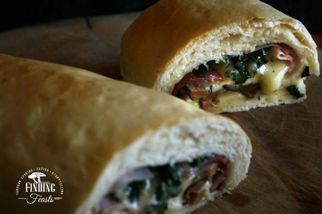 Finding Feasts - Stromboli aka Stuffed Bread